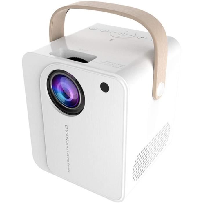 Vidéoprojecteur WiFi,2500 Lumens Mini Projecteur Portable Soutien 1080P