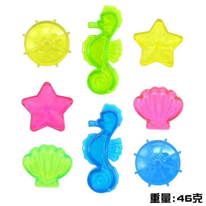 8 Anneaux De Plongée Avec Balles Et Pierres Précieuses – Jouets Aquatiques Pour Piscine – Entraînement à La Plongée