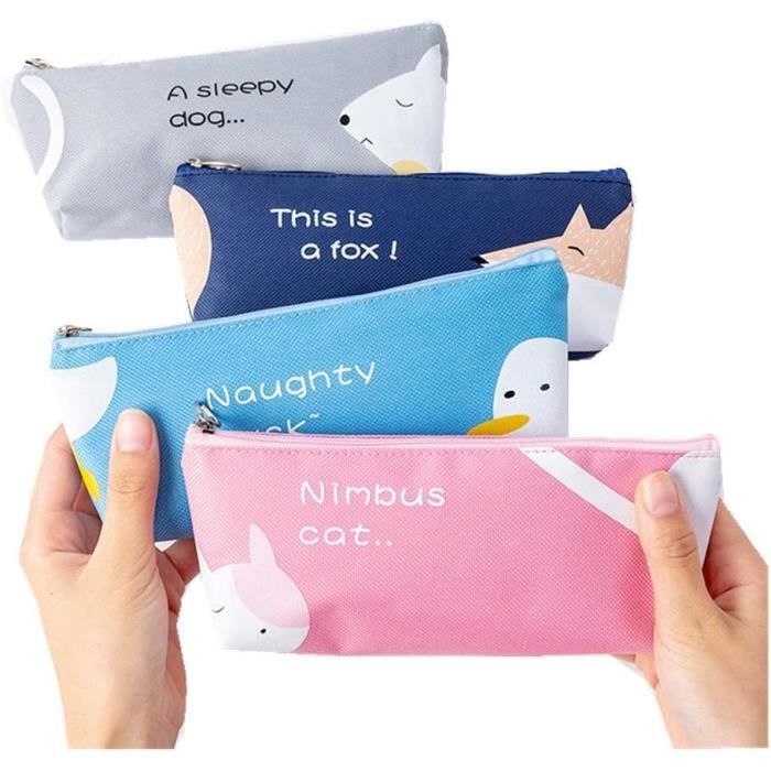 Set Di 4 Trousse Portatrucco Con Cartoon: Borse, Portachiavi, Bracciale E Specchietto, Idea Regalo Per Ragazze - 2