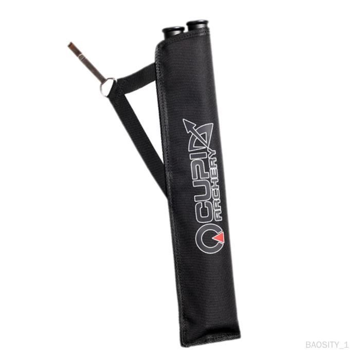 Carquois Flèches 2 Tubes Cordura - Réversible Droitier Gaucher Avec Ceinture