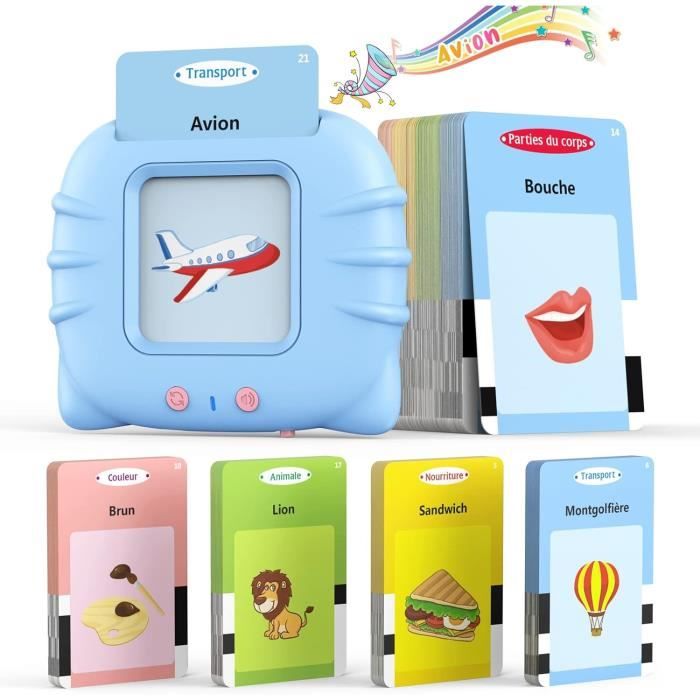 Jouets Éducatifs - Non spécifié - Cartes Flash - 112 Mots - Illustrations Colorées - Sons Amusants