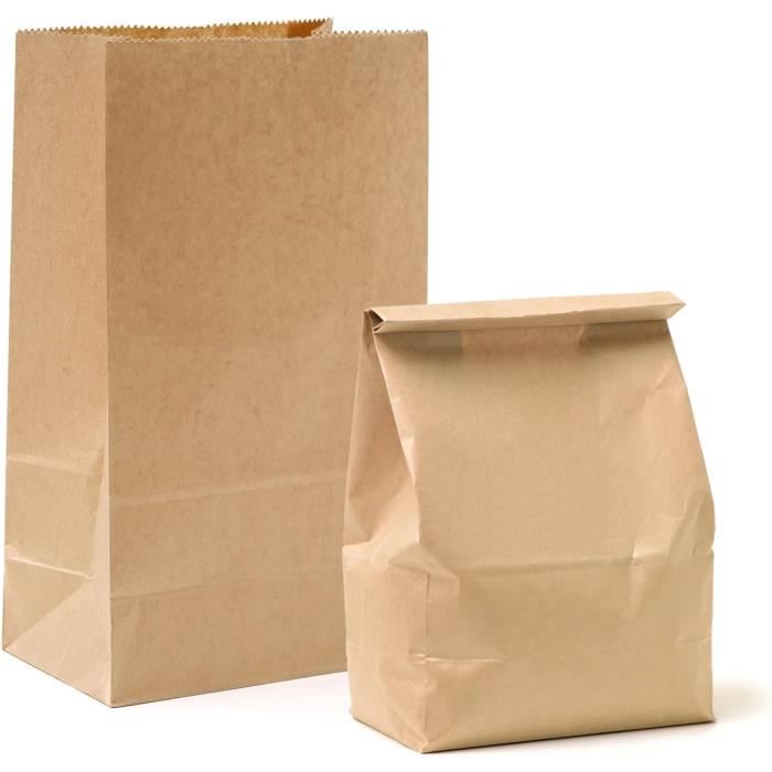 Sac a pain papier kraft deals