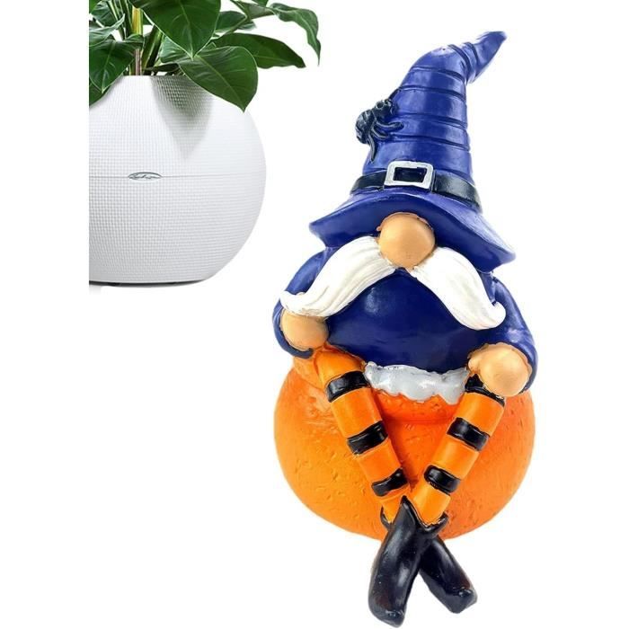 Figurines Miniatures De Micro Paysage D'halloween, Artisanat En Résine, Mini Ornements De Jardin Féerique, Décoration De Vampire Fantôme Citrouille Mignon