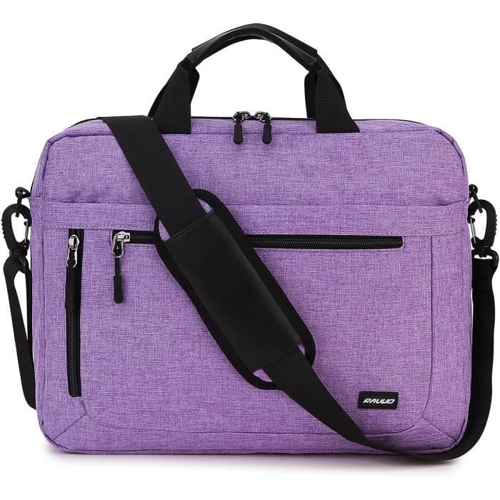 Sacoche Ordinateur Portable 15.6 Pouces Impermeable Sac Ordinateur Hommes Femmes Sac A Bandouliere Sac A Main Pc Tablette Ord c3597 Cdiscount Bagagerie Maroquinerie