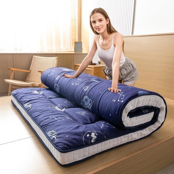 Matelas Futon Pliable 2 Places Tatami Japonais - Confortable, Épais, Idéal Camping, Canapé & Maison (Green,150x200cm) Matelas Sol Confortable Matelas Futon Pliable 2 Places Tatami Japonais - Confortable, Épais, Idéal Camping, Canapé & Maison (Green,150x200cm) Matelas Sol Confortable