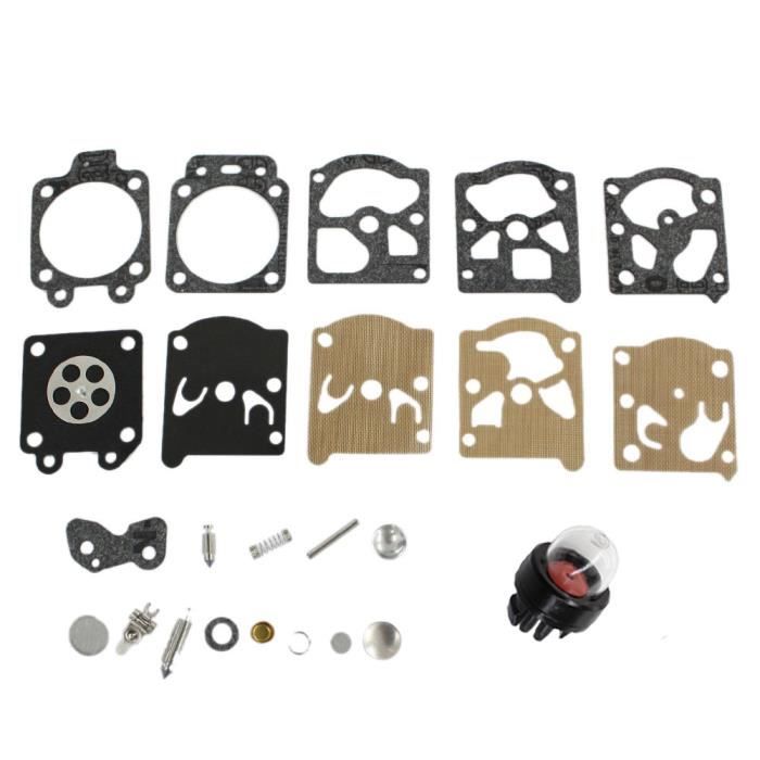 Kit De Réparation Carburateur Pour Homelite XL 2 Et Super 2 - Compatible Walbro HDC - Joints, Membranes, Tuyaux, Filtres