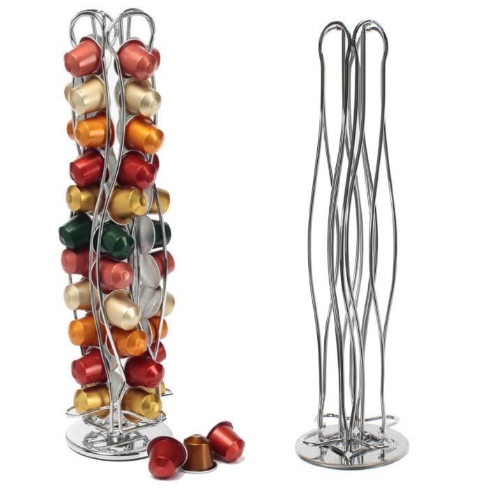 Nespresso Support en aluminium Distributeur Porte Dossettes Capsules Nespresso Support en aluminium Distributeur Porte Dossettes Capsules