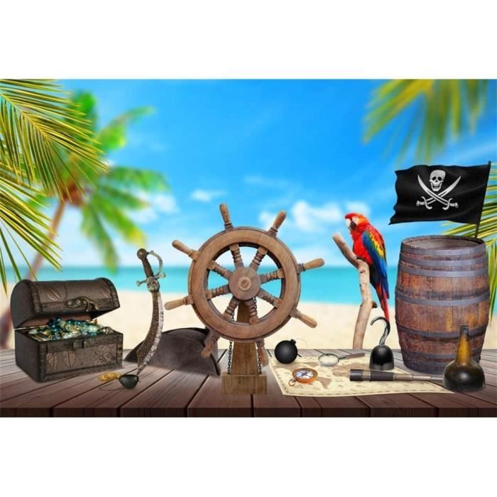 GEMMII Image sur Toile XXL, Peinture Bateau Pirate Mur Art