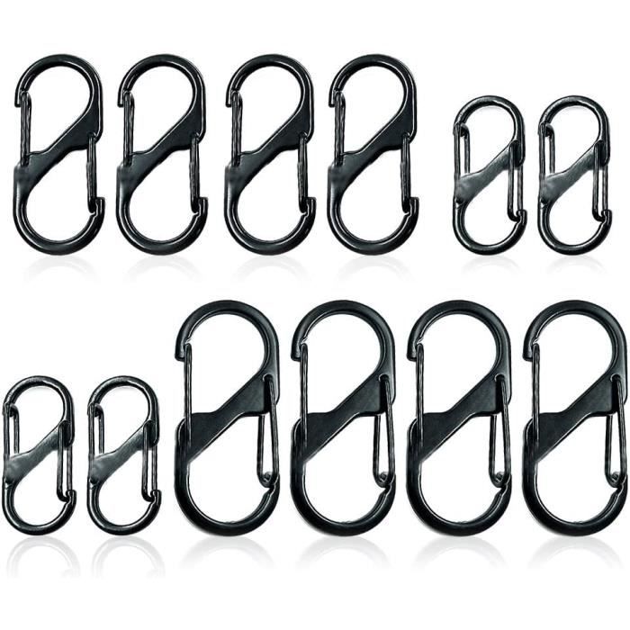 Mousqueton à double targette en inox 316L Mousqueton à double targette en inox 316L