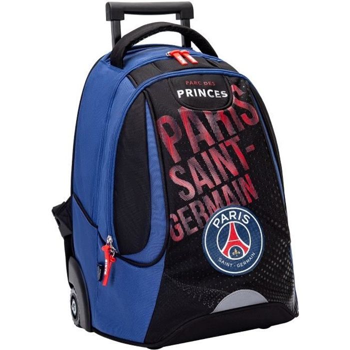 Sac à dos roulettes scolaire PSG - Collection officielle PARIS SAINT GERMAIN