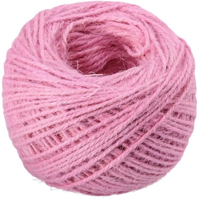 IkErna Ficelle De Jute Colorée De 5Mm, Corde Épaisse Et Solide Pour Bricolage, Artisanat D'Art, Emballage De Cadeaux, Jardin De Maison, Longueur 100 M/Royal Blue