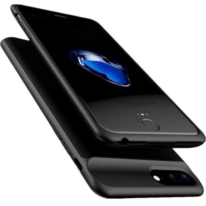 5000mAh Coque Batterie Pour iPhone 8-7-6-6s, Recharge Rapide, Batterie