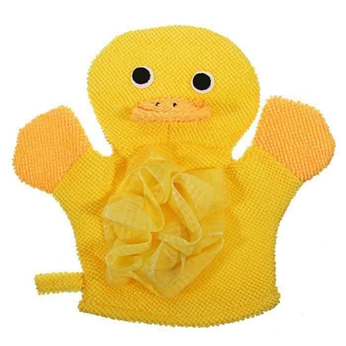 Gant De Toilette Canard Bebe Enfant Jaune Salle De Bain Jouets Et Jeux Medicosage Com