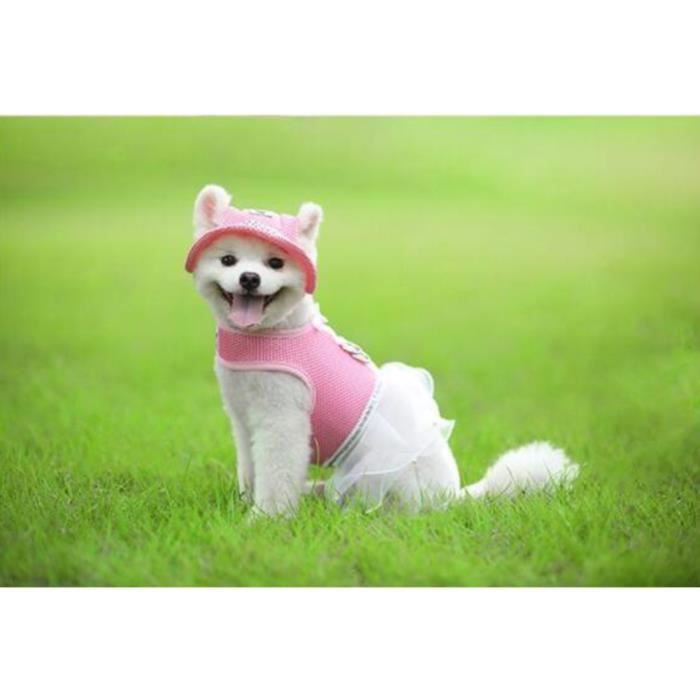 L Robe Pour Chien Robe De Mariage Pour Chien Chat Manteau Pour Chien Avec Harnais Vetement Pour Petit Chien Rose Achat Vente Harnais Animal L Robe Pour Chien Robe De Cdiscount