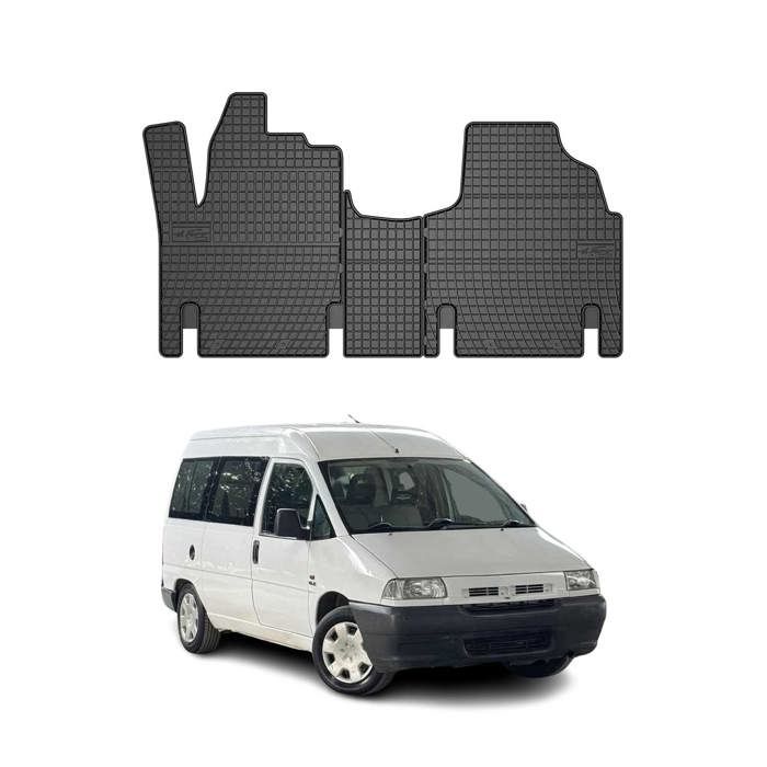 Tapis De Sol Caoutchouc Pour Fiat Talento Van (2016-2020) - Noir, 1 Pièce, Neuf