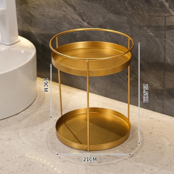 Couleur 2L Rond Étagère de rangement en fer forgé, style nordique, pour ...