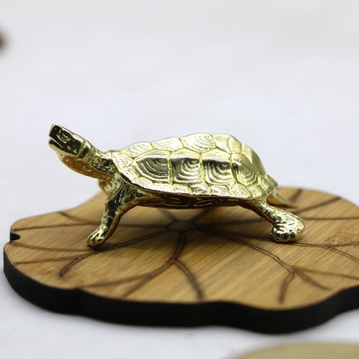 DÉCOR DE TORTUE Bureau Statue Miniature Tortues Tout En Bas EUR 11,95