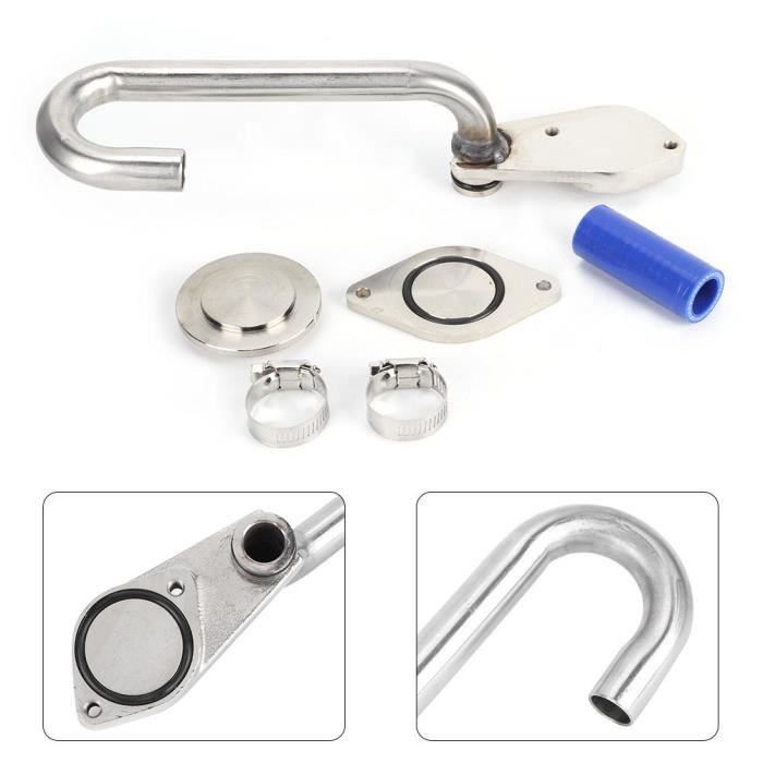 Fdit Suppression du refroidisseur EGR Kit de suppression de refroidisseur EGR accessoire de voiture adapté pour Ford Excursion