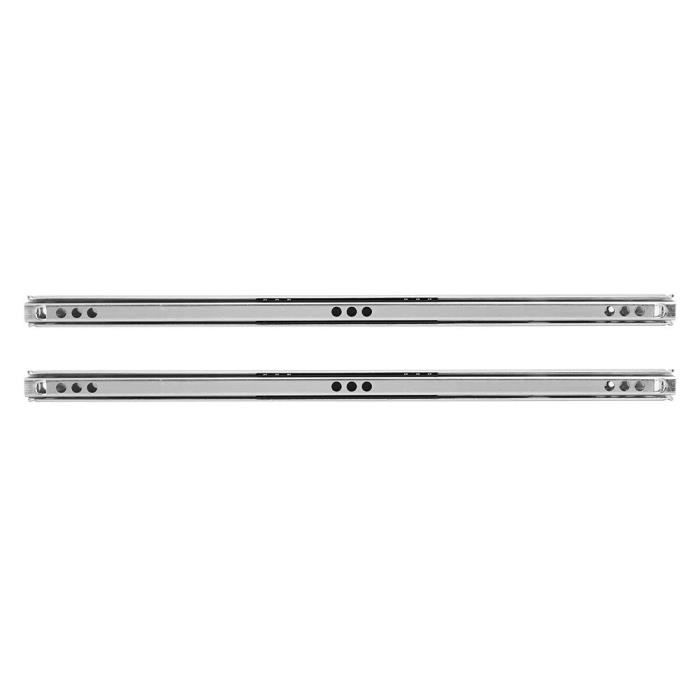 Coulisse montée sur le côté robuste, Accuride 4034 Progressive, surcourse de 1 1/2; capacité de