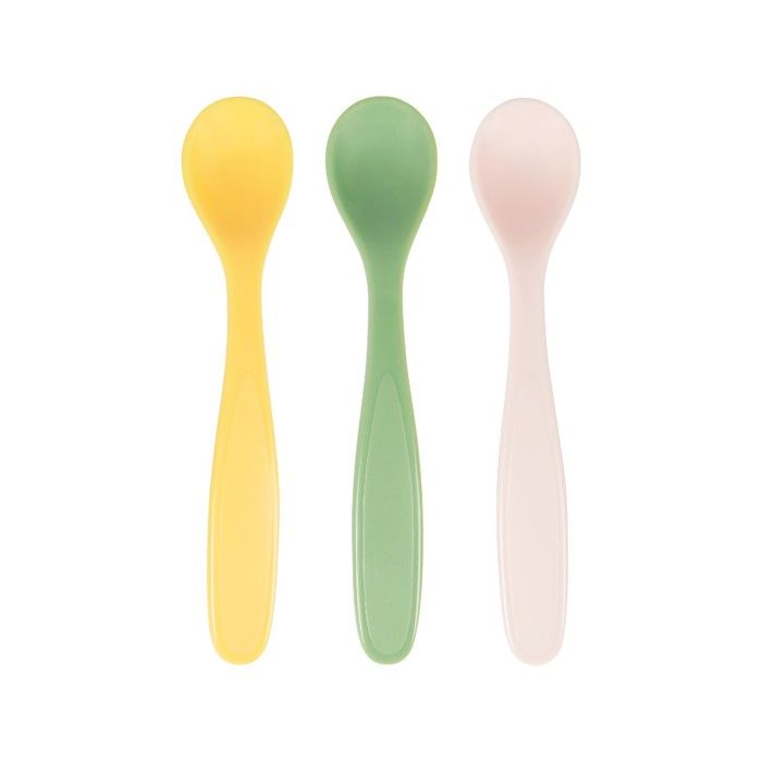Lot De 4 Cuillères En Silicone Extra Doux Pour Bébé - Sans BPA, Lavables Au Lave-Vaisselle - Couleurs Vives - 11