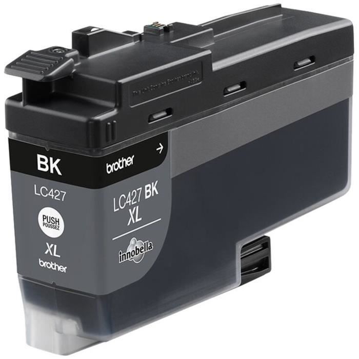 Cartouche dencre LC427XLBK – BROTHER – Noir – 6000 pages – Pour Brother MFC-J6955DW MFC-J6957DW MFC-J5955DW et HL-J6010DW