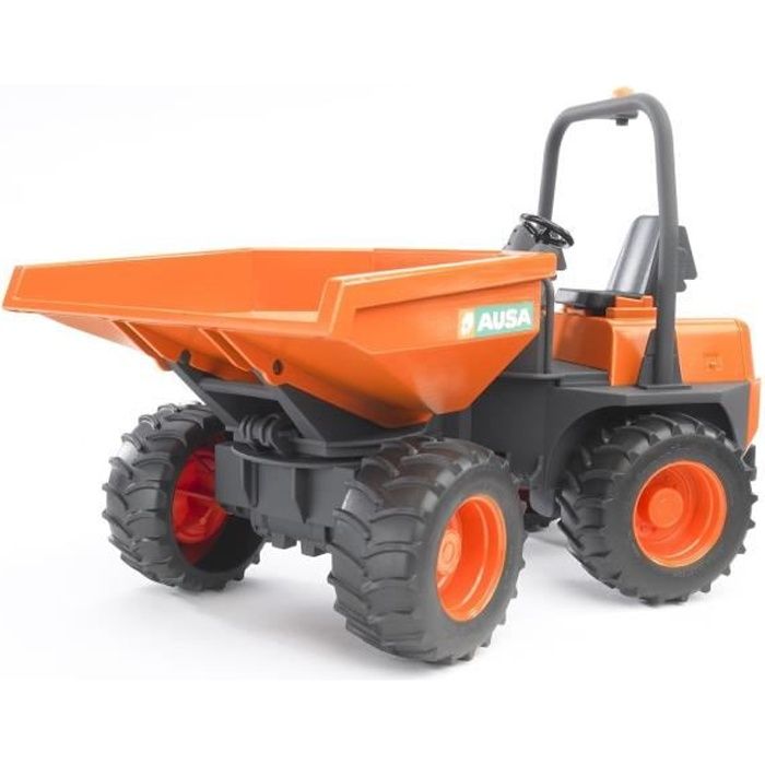 Mini dumper jouet - BRUDER - Modèle AUSA - Direction articulée - Benne rotative - Attelage arrière Mini dumper jouet - BRUDER - Modèle AUSA - Direction articulée - Benne rotative - Attelage arrière