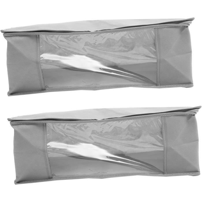 BOMEI PACK Lot De 3 Housses De Vêtements Noires Respirantes 60 Cm X 160 Cm Avec Fenêtre Transparente Et Fermeture éclair Anti-poussière Pour Costume