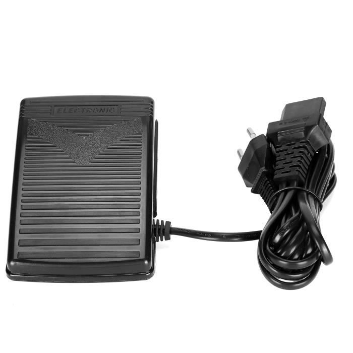 Pédale De Commande Au Pied 220V Pour Machine à Coudre Singer 974 - Pédale Électronique à Vitesse Variable - Prise UE