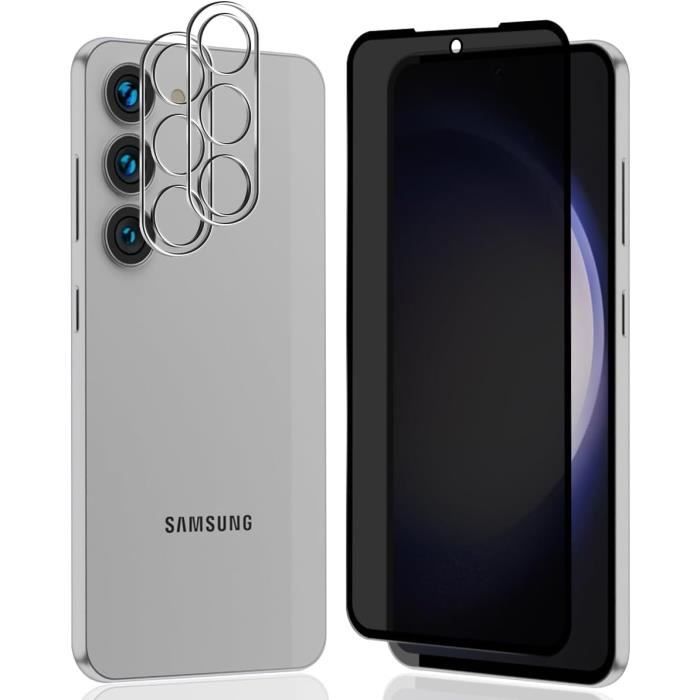 Verre Trempé Pour Samsung Galaxy S23 Fe 5G Protection D'Écran. Galaxy S23  Fe Verre Trempé Anti Espion 1 Pièces Et D'Objectif [u61]