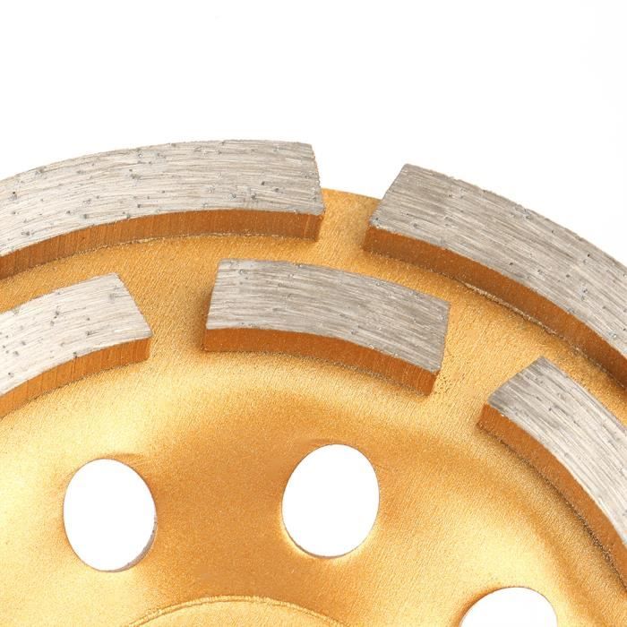 Disque De Meulage Trapézoïdal, 3 Pièces, 2 Dents Longues, Grain 30 Chaussures Diamantees Haute Durete Pour Sol En Beton 92141652