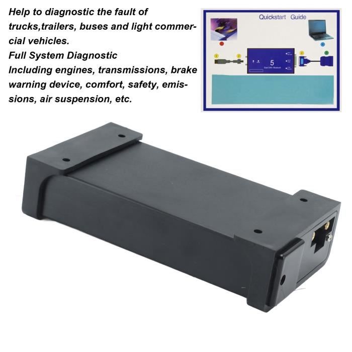 Scanner Diagnostic DLA Version 2025 Pour Véhicule/camion - Outil Robuste CF53 Avec Bluetooth