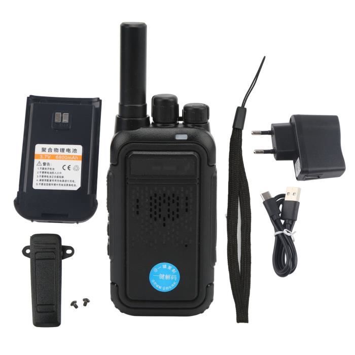Fdit talkiewalkie longue portée Talkiewalkie rechargeable radio
