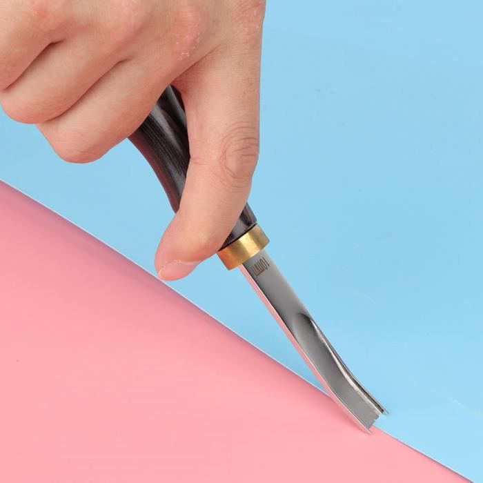 OUTIL UTILITAIRE DE Collage Cuir Poignée En Bois De Qualité Supérieure