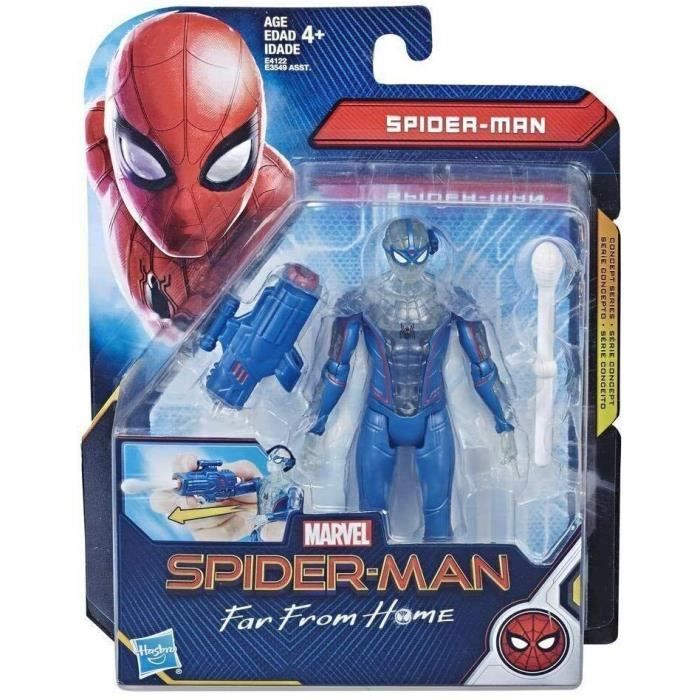Figurine Spiderman - HASBRO - Modèle Bleu - Jouet pour Adulte