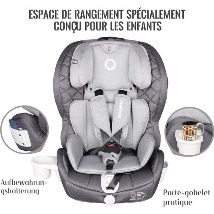 Siège Auto Pivotant Isofix Reecle - Groupe 0+/1/2/3 0-36kg - Dos à la Route  0-18 kg - Gris - Achat / Vente siège auto Reecle i-Size Siège Auto 360° -  Cdiscount