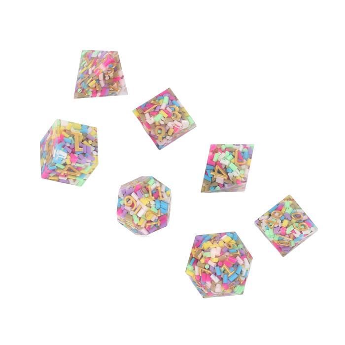 Lot De 10 Dés Translucides 12 Mm – 5 Couleurs, Acrylique, équilibrés, Pour Jeux De Société Et Fêtes