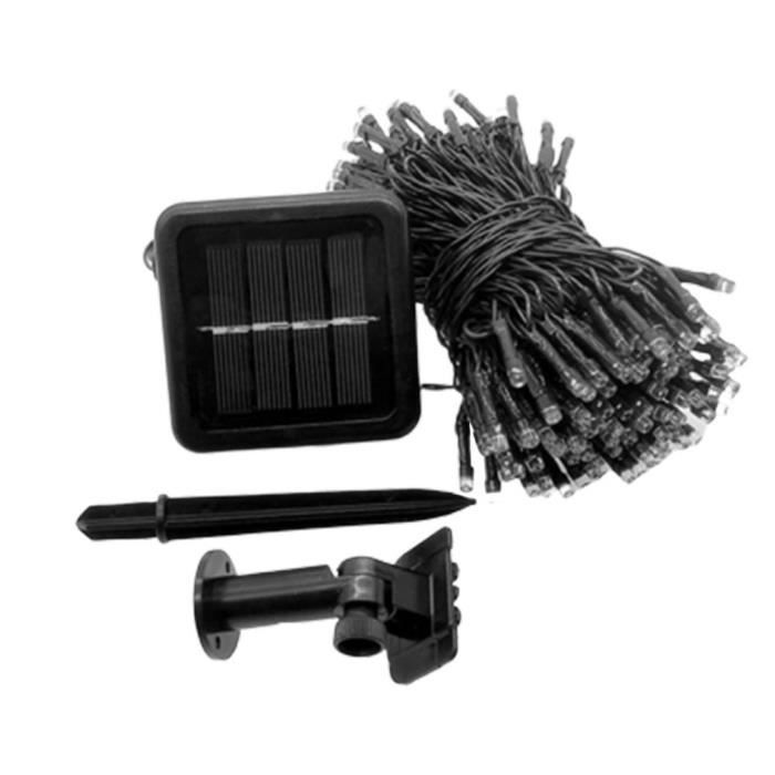 Guirlande Lumineuse LED, Lumière Décorative De Jardin, Ligne Noire Lumiere Chaude 3 Metres 100 Lumieres 94153170