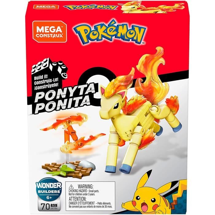 Figurine à construire Ponita + accessoires - Mega Construx Pokémon