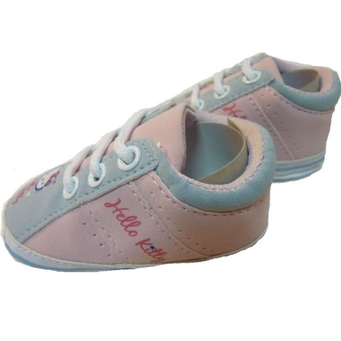 TENNIS BASKET BEBE BLEU ROSE HELLO KITTY 19 20 Rose Cdiscount