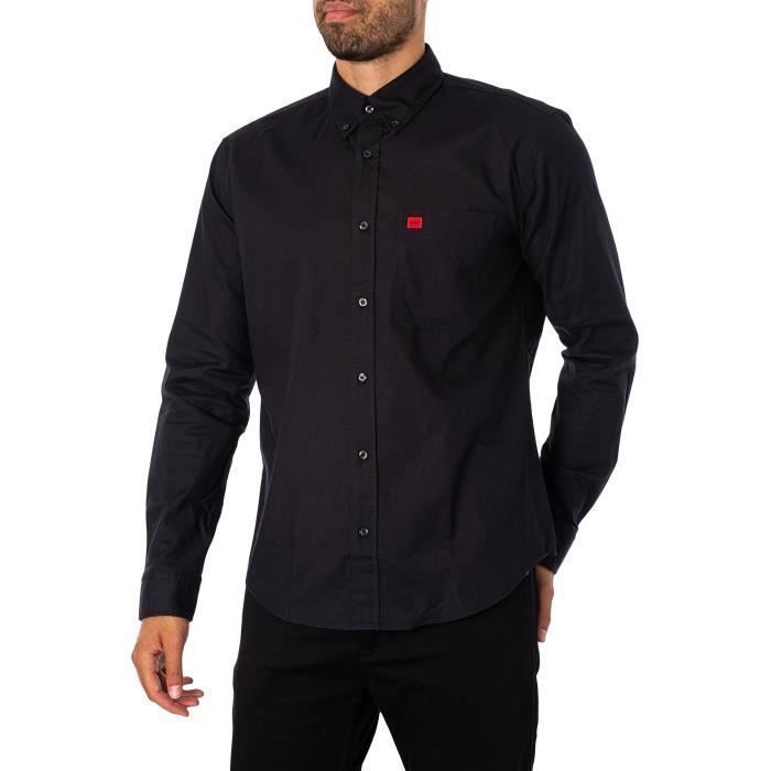 Chemise homme manches longues de luxe col décontracté imprimé Coupe