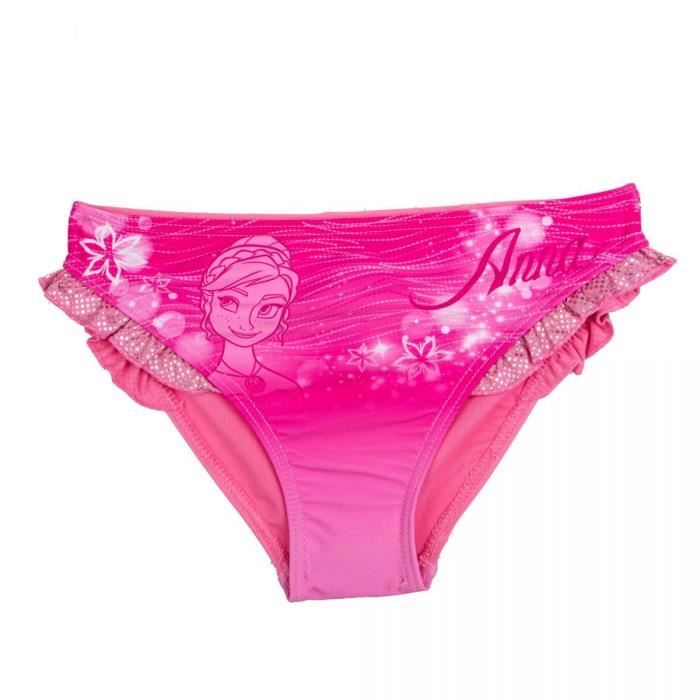 Maillot De Bain 1 Pièce La Reine Des Neiges Fille Rose - Élégant Et Confortable De 4 à 8 Ans