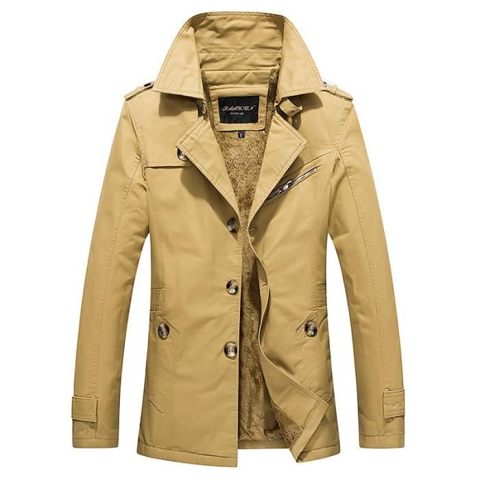 IXII Veste Légère Été Homme En Coton Lin - Blazer Décontracté 3 Boutons Style Casual