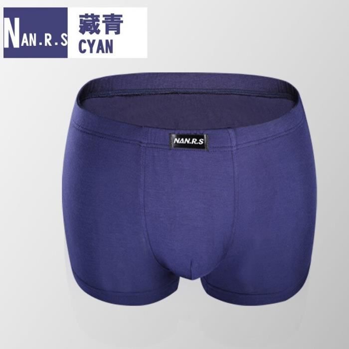 Boxer Bambou Homme Pas D'étiquette Douce Et Confortable Boxer Homme Court Underwear Avec Ceinture Élastique Underwear Boxer Homme S-4xl