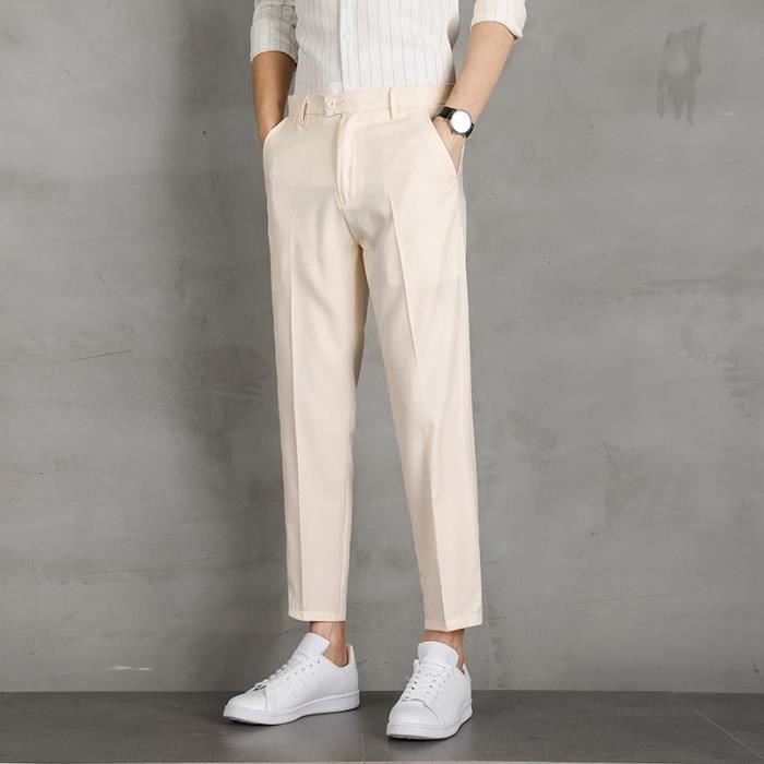 Pantalon Homme L ger Business Coupe droite Casual Classique