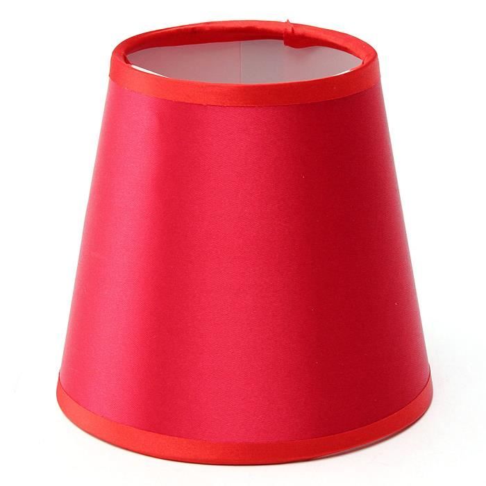 Abat-Jour Tissu Pour lampe de chevet-NEUFU -LAVENT rouge ...