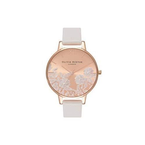 Olivia Burton Femme Analogique Quartz Montre avec Bracelet en Cuir