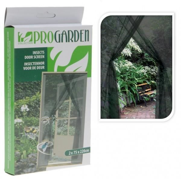 Moustiquaire anti-insectes pour porte 2 unités x 75x220 cm Progarden