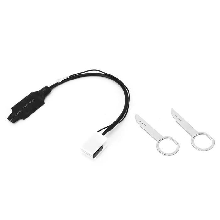 Adattatore Bluetooth AUX Per Auto Qiilu | Con Microfono Vivavoce | Compatibile Con 6000CD Per Musica E Chiamate