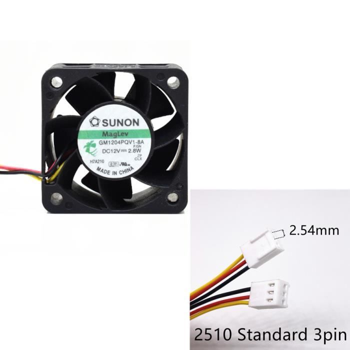 Ventola Di Raffreddamento CYRMZAY 40mm DC 12V - Compatibile Sunon Maglev KDE1204PFV1 - 3 Fili