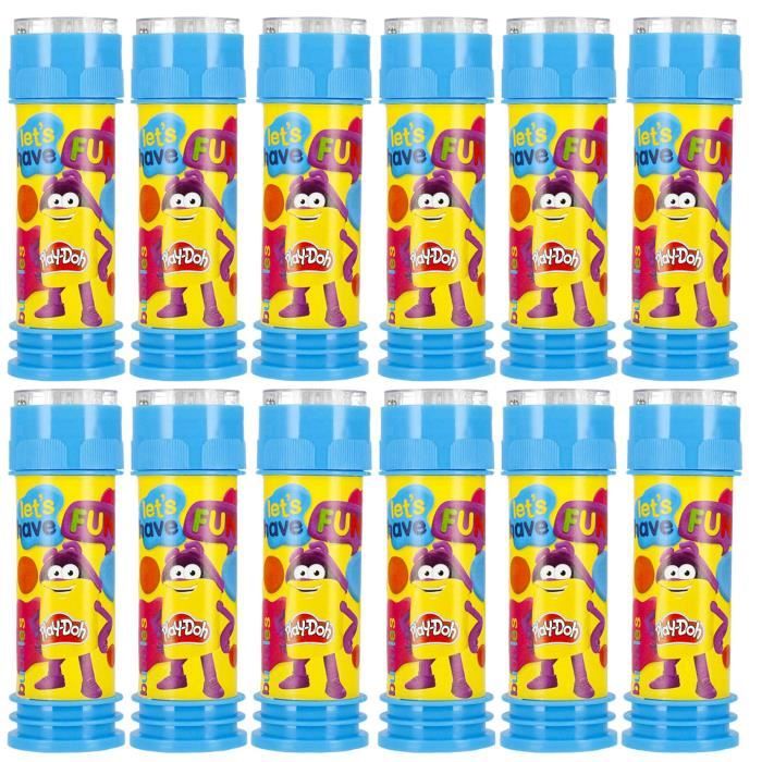 Play-doh Bulles de savon avec jeu MY BUBBLE 12x55 ml